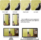 Chyhomenyc Sheer Curtains 36 inch Length 2 Panels Set, Light Filtering Voile - Image 4