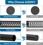 AIZESI 5/8 Inch Spring Tension Curtain Rods - Image 3