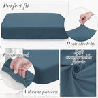 Newwiee 8Pcs Patio Cushion Covers Stretch Outdoor Cushion Cover Replacement - Image 3