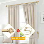 2 Pack Gold Curtain Holdbacks, USFOOK Decorative Drapery Tiebacks, Curtain Tie - Image 3