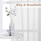 NICETOWN Thin Sheer Curtain Panels - Image 3