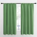NICETOWN RV Blackout Curtains for Camper Windows, Froest Green, Short Blackout by NICETOWN