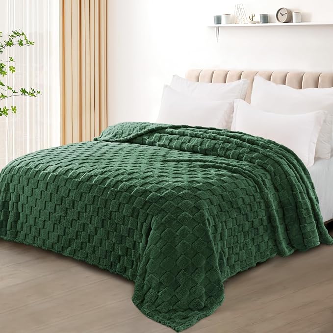 Exclusivo Mezcla Queen Size Flannel Fleece Blanket, Super Soft and Warm - Image 2