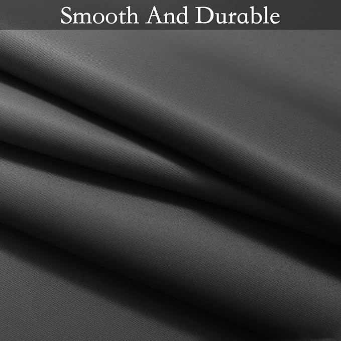 SimpleHome Ombre Room Darkening Curtains 54 inches Length - Image 6