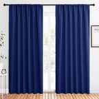 NICETOWN 2 Panels Blackout Curtains, Rod Pocket Thermal Insulated Drapes 84 by NICETOWN