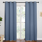 NICETOWN Triple Weave Thermal Insulated Ring Top Blackout Window Curtains by NICETOWN