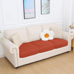 hyha Milk Silk Couch Cushion Covers, Soft Magic Sofa Covers Washable - Image 7