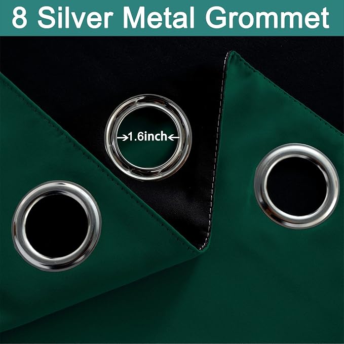 Yakamok 63 Inch Length Full Blackout Curtains - Image 6