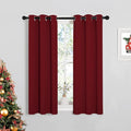 NICETOWN Christmas Burgundy Window Curtains Blackout Drapes, Thermal Insulated by NICETOWN