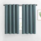 NICETOWN Blackout Greyish Blue Curtains by NICETOWN