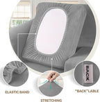 WEERRW 4 Pieces Velvet High Stretch Couch Covers - Image 3