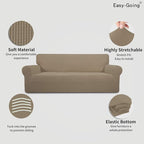 Easy-Going Stretch Sofa Slipcover 1-Piece Sofa Cover Furniture Protector Couch - Image 4