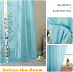 Gwine Sheer Curtains 63 Inch Length - Image 5