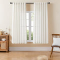 Joydeco Linen Curtains 72 Inch Length 2 Panels Set by JOYDECO