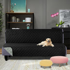 U-NICE HOME Futon Sofa Covers Reversible Sofa Slipcover Armless Cover Furniture - Image 2