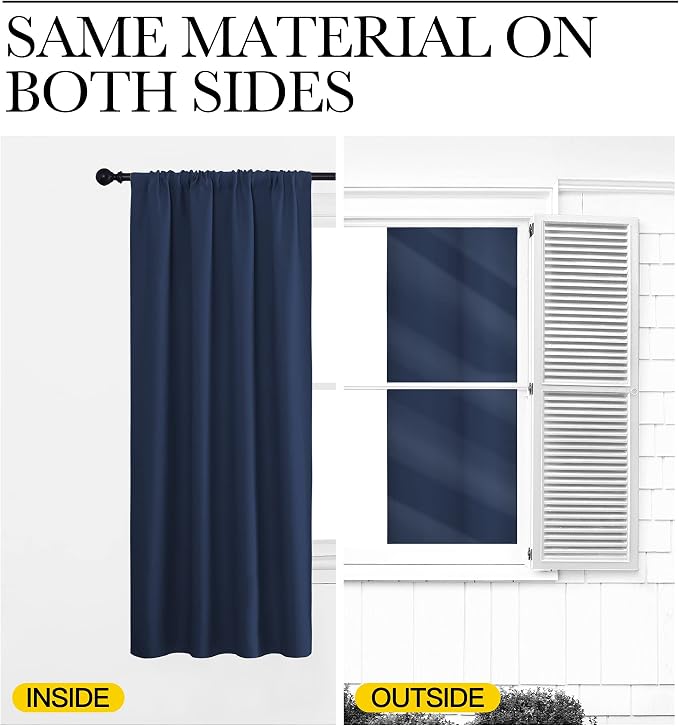 NICETOWN Blackout Curtains for Living Curtains, Home Decorations Thermal - Image 7