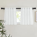 NICETOWN Semi Sheer Short Curtains by NICETOWN