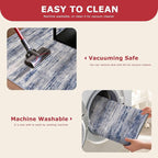 KOZYFLY Modern Abstract Kitchen Runner Rug, 2x10 Washable Rug Runner Non-Slip - Image 5
