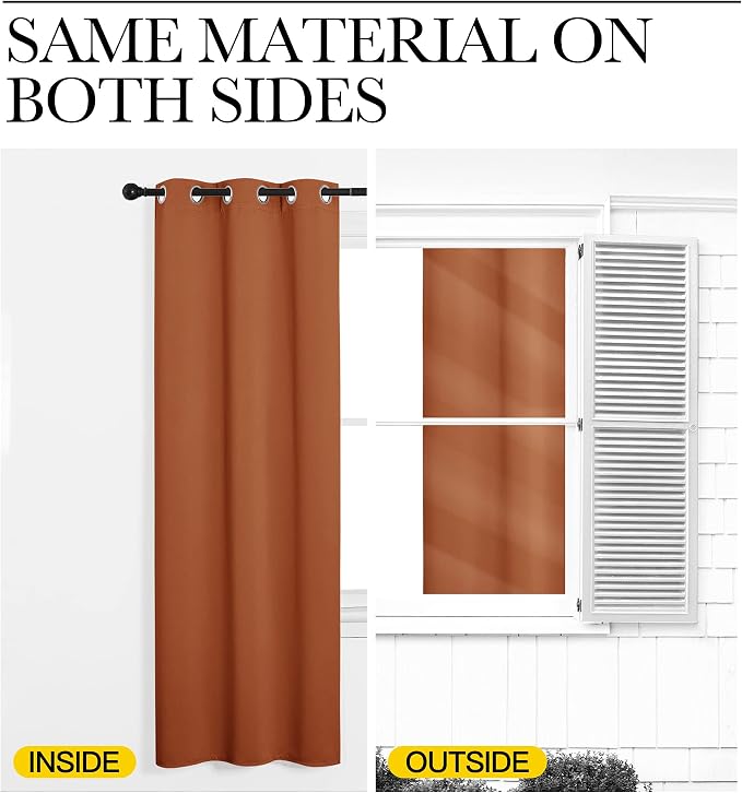 NICETOWN Blackout Halloween Draperies Curtains - Image 6