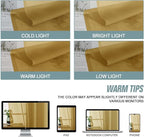 Gold Sheer Curtains 90 Inches Long 2 Panels, Light Filtering Solid Sheer - Image 6