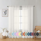 Aiyufeng Beautiful Sheer Curtains by Aiyufeng