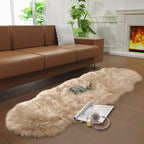 Faux Fur Rug for Bedroom, Fluffy Runner Rugs Soft Sheepskin Rug Sofa Couch Seat - Image 2
