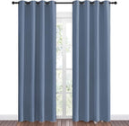 NICETOWN Stone Blue Room Darkening Curtain Panels 86" Length - Image 2
