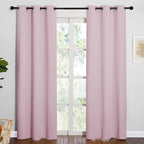 NICETOWN Nursery Essential Thermal Insulated Solid Grommet Top Blackout - Image 2
