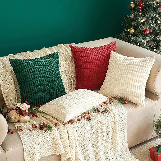 MIULEE Pack of 2 Corduroy Decorative Lumbar Throw Pillow Covers 20x12 Inch Soft - Image 8