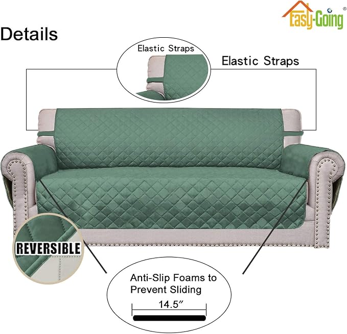 Easy-Going Reversible Oversized Couch Cover - Image 3