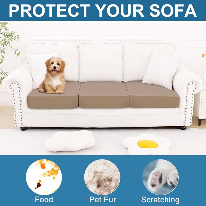 Smiry Printed Couch Cushion Covers, Stretch Soft Couch Covers - Image 7