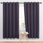 NICETOWN Bedroom Curtains Blackout Drapery Panels, 2 Panels, 70 x 72 inches by NICETOWN