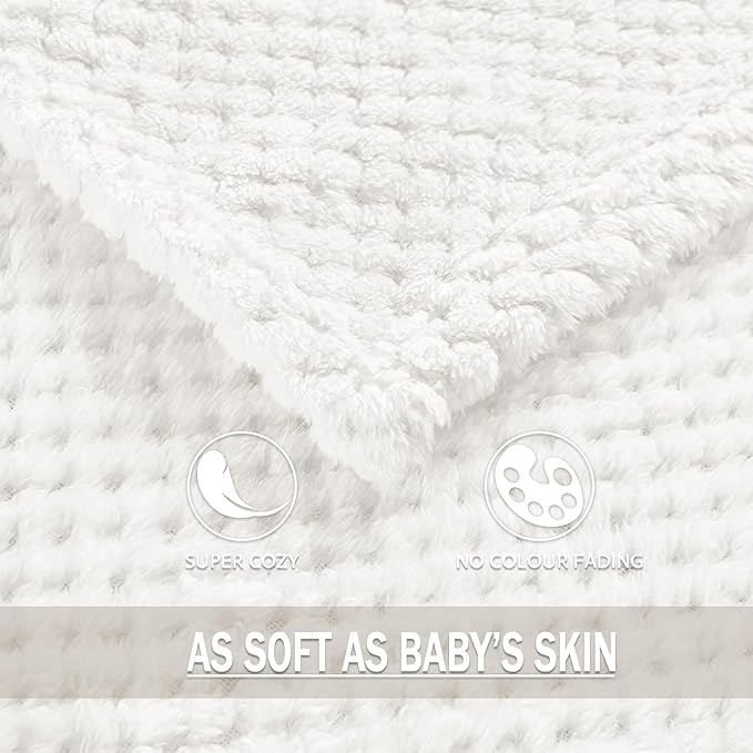 Exclusivo Mezcla Fleece Throw Blanket Extra Large, Super Soft and Warm Blankets - Image 5