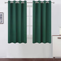 LEMOMO Dark Green Bedroom Blackout Curtains/52 x 54 Inch Long/Set of 2 Curtain by Lemomo