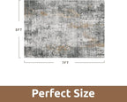 5 x 7 Area Rugs for Living Room, Machine Washable Non Slip Rug Ultra Soft Low - Image 2