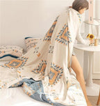 MSGKV Spring Blankets Cotton Throw Blanket 60''x 80'' Muslin Blanket - Image 6