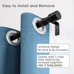 Byondeth Curtain Rods for Windows 16 to 88 Inches 2 Pack Adjustable Length 1 - Image 4
