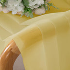 Chyhomenyc Mustard Yellow Sheer Curtains 78 Inches Long - Image 4