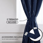 Deconovo Short Kitchen Curtains, Thermal Insulated Soundproof Drapes - Image 4