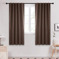 Deconovo Blackout Curtains, Thermal Insulated, W42 x L72 2 Panels, Back Tab by Deconovo