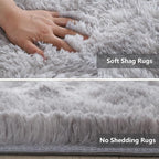 Shag Area Rugs for Bedroom Living Room, 6X9 Ultra Soft Fluffy Area Rugs for Dorm - Image 4