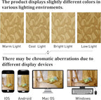 Lecloud Leia Dark Gold Sheer Curtains 84 Inches Long 2 Panels, Jacquard - Image 5