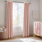 100% Blackout Shield Linen Blackout Curtains - Image 5