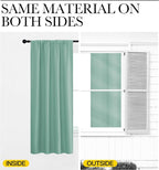 NICETOWN 2 Panels Blackout Curtains, Rod Pocket Thermal Insulated Drapes - Image 3