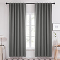 Deconovo Back Tab and Rod Pocket Curtains Blackout Shades Room Darkening Blinds by Deconovo
