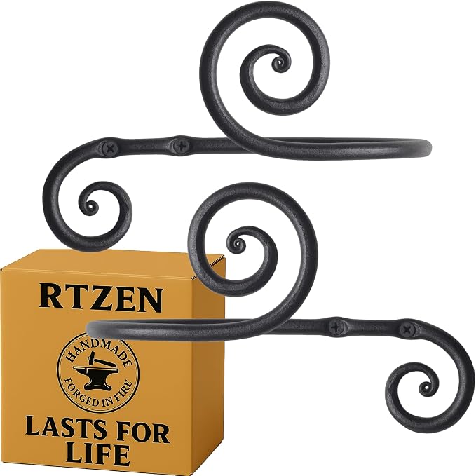 RTZEN Decorative Metal Curtain Tiebacks by RTZEN