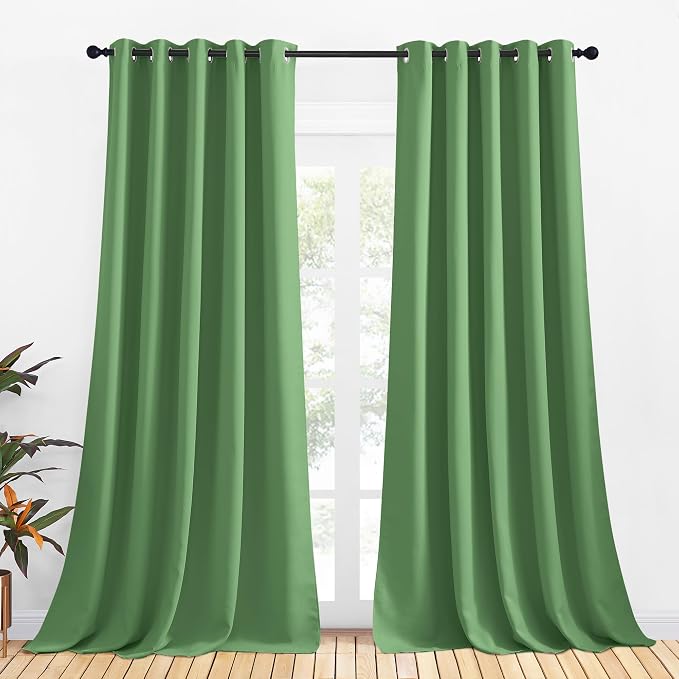 NICETOWN Bedroom Curtains Blackout Drapery Panels, 2 Panels, 70 x 108 inches by NICETOWN