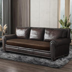 Leather Look Couch Cushion Covers Sofa Seat Slipcovers Sets Couches Furniture - Image 8