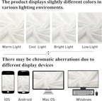 Lecloud Ivory Sheer Curtains 120 Inches Long 2 Panels, Extra Wide Farmhouse - Image 5