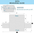 Reversible Couch Cover for 3 Cushion Couch Sofa Cover Washable for Pet Friendly - Image 7